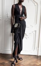 Moda Operandi Johanna Ortiz Sparkling Restrepia Draped Silk Maxi Dress Size: 2
