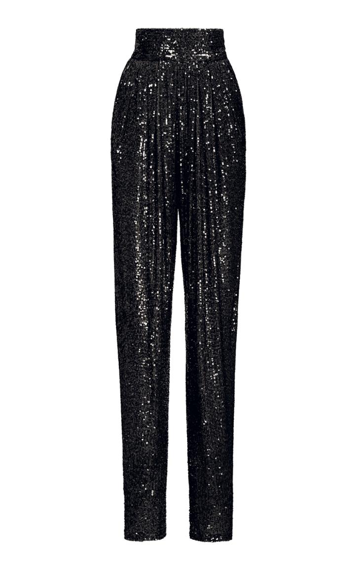Moda Operandi Naeem Khan Sequin Pleated Pants