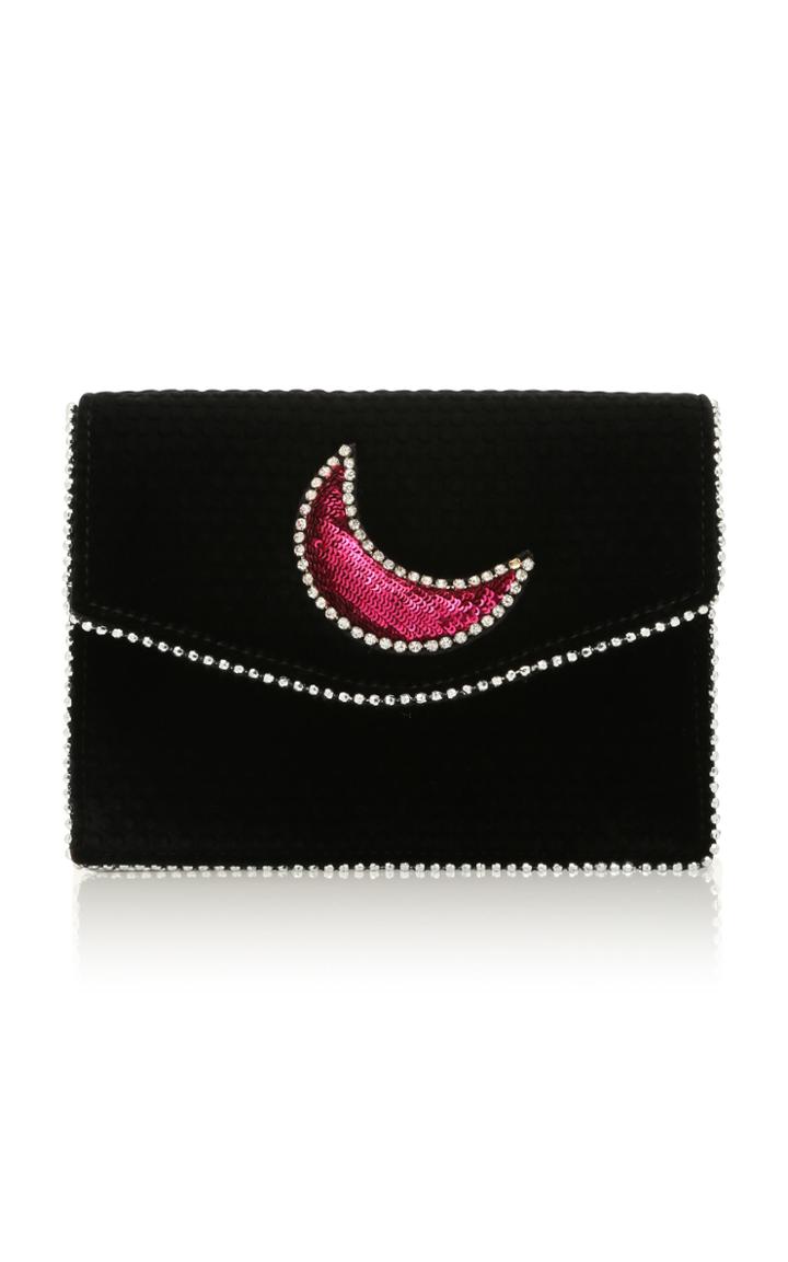 Les Petits Joueurs Lulu Disc Moon Clutch