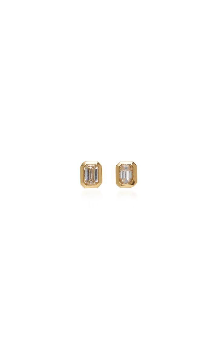Anita Ko Emerald Cut Diamond Studs