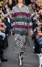 Victoria/tomas Ruched Tartan Shirt