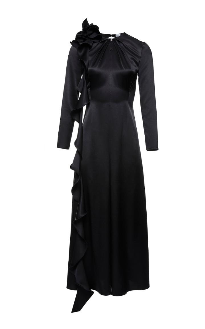 Moda Operandi Magda Butrym Terni Open-back Silk-blend Midi Dress Size: 34