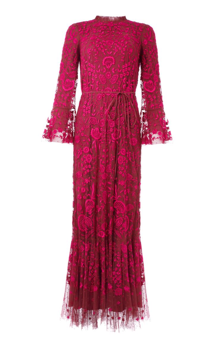Needle & Thread Demetria Guipure Lace Dress
