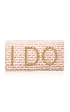 Preciously Paris I Do Tweed Clutch