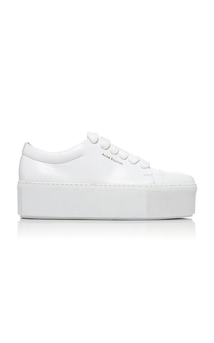Acne Studios Drihanna Logo-printed Leather Printed Sneaker