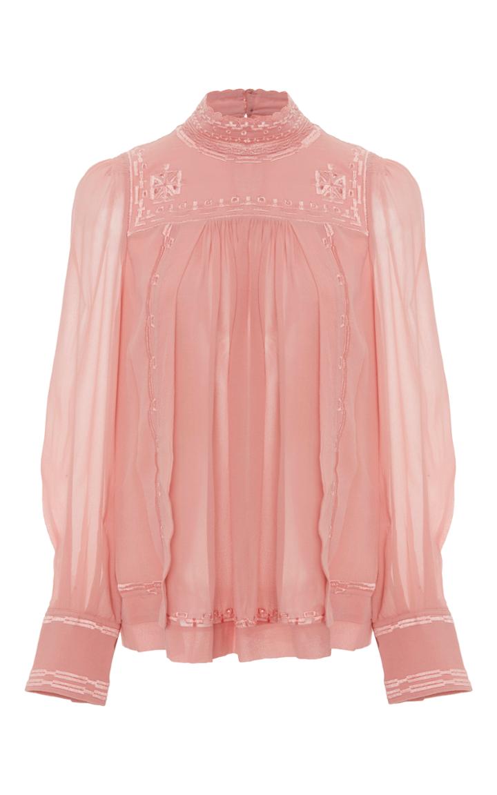 Isabel Marant Maeva Mock Neck Blouse