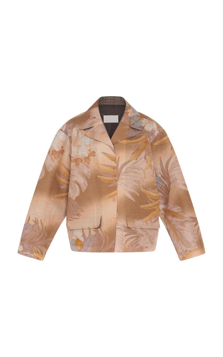 Maison Margiela Bonded Tropical Print Coat