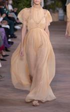 Moda Operandi Alberta Ferretti Cutout Silk-chiffon Gown
