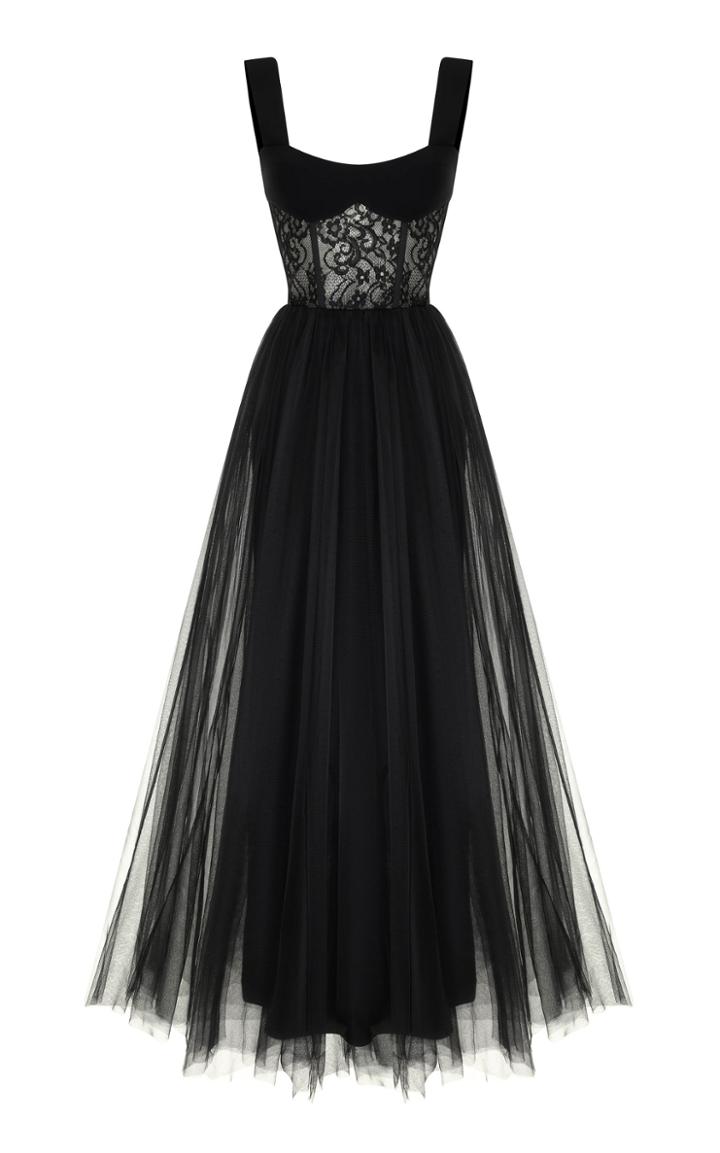 Rasario Lace And Tulle Gown
