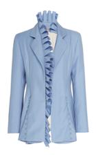 Moda Operandi Maggie Marilyn I Lead From The Heart Linen Blazer Size: 8