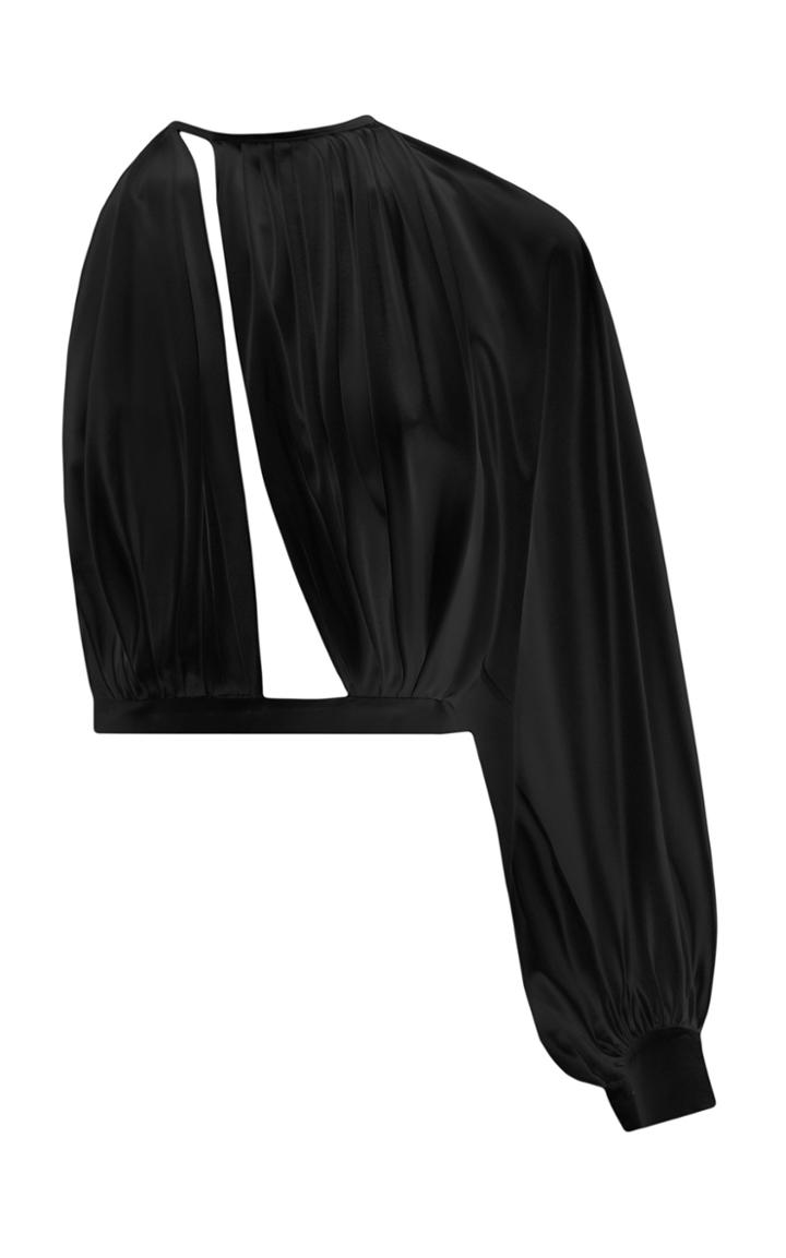 Moda Operandi Matriel Asymmetric Silk-blend Blouse