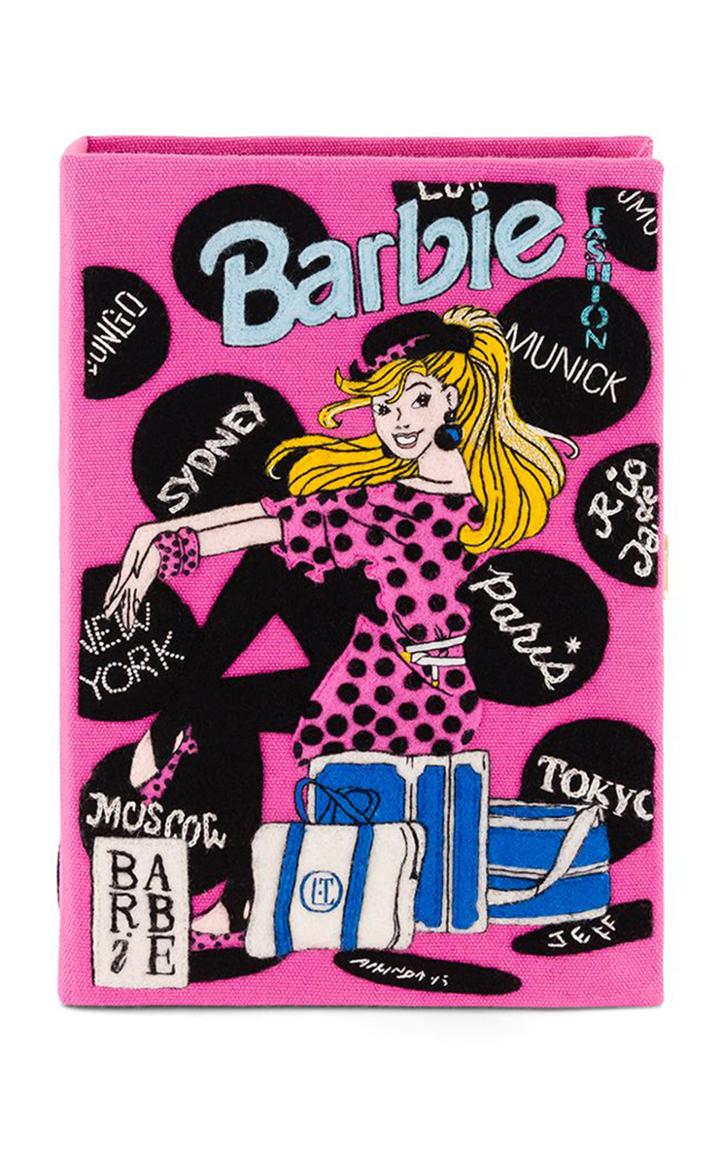 Moda Operandi Olympia Le-tan Fashion Barbie Embroidered Clutch