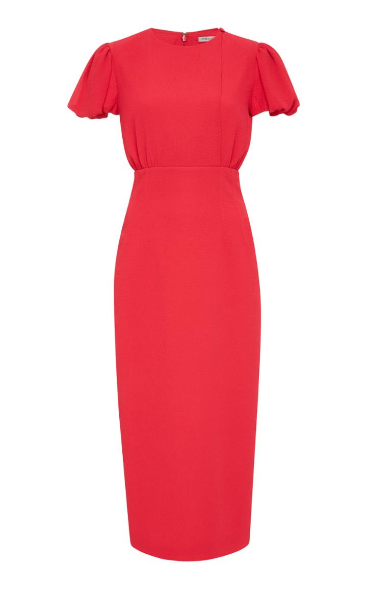 Emilia Wickstead Crepe Midi Dress