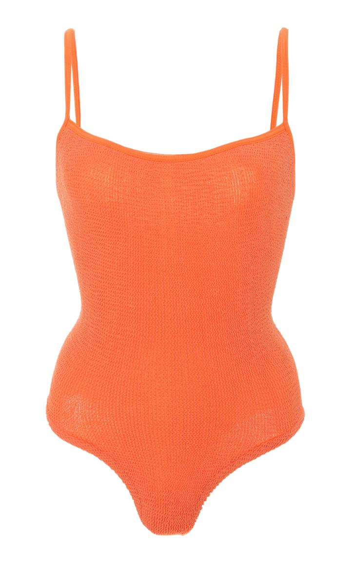 Hunza G Pamela Textured One-piece Swimsuit