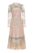 Needle & Thread Angeline Sequined Tulle Midi Dress