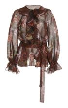 Moda Operandi Brock Collection Revenge Silk Peplum Blouse