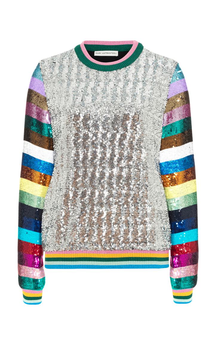 Mary Katrantzou Magpie Sequin Sweatshirt