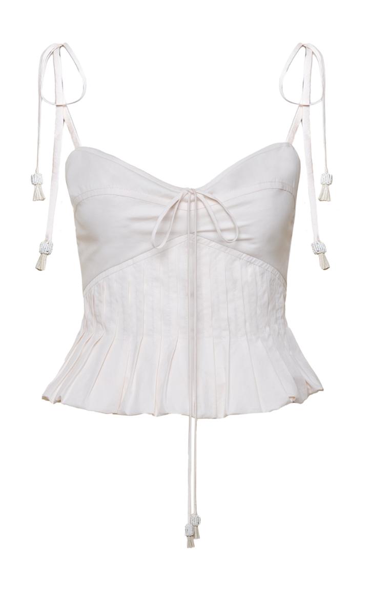 Moda Operandi Johanna Ortiz Huellas Cotton-blend Peplum Top