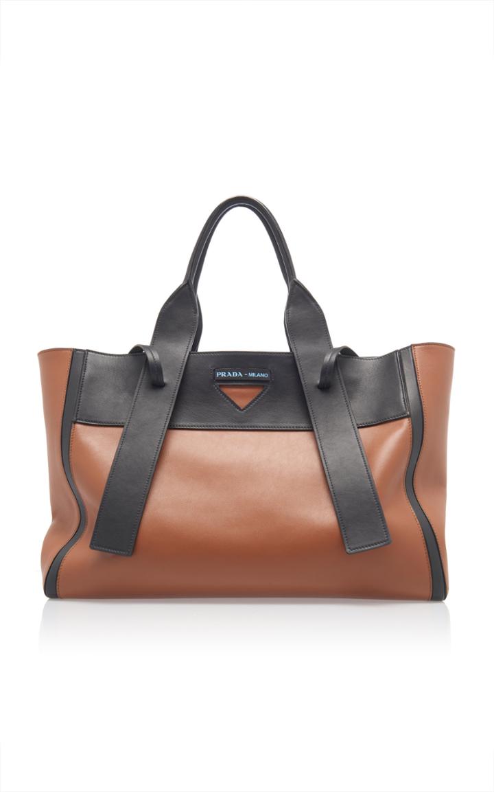 Prada Large Leather Tote