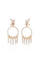 Suzanne Kalan 18k Rose Gold Diamond Earrings