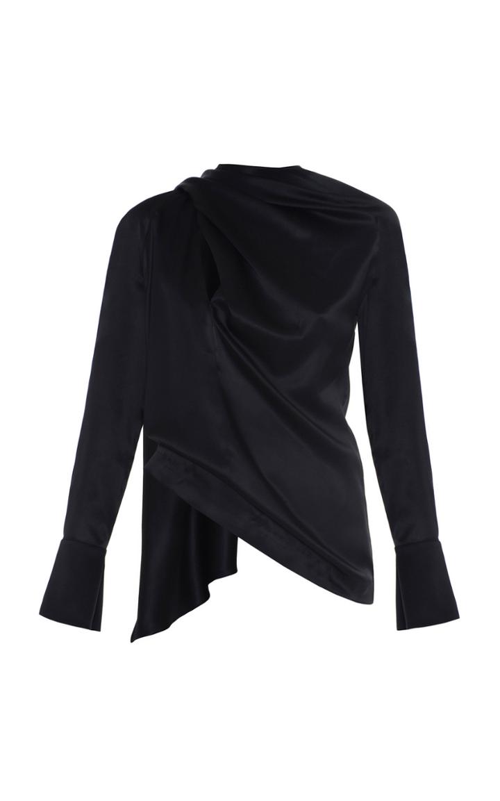 Moda Operandi Matriel Long Scarf Silk Blouse