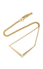 Melissa Kaye Aria V Yellow Gold Necklace