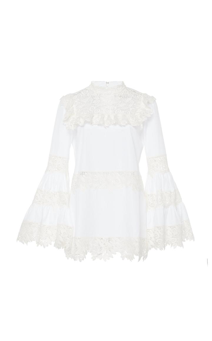 Giambattista Valli Lace Cotton Blouse