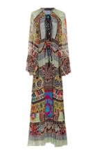 Etro Patterned Silk-georgette Maxi Dress