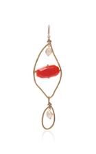 Marni Single Earring With Resin And Pearl