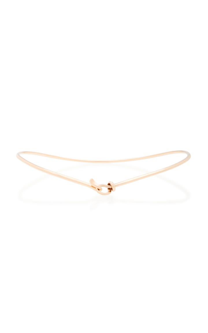Georg Jensen Rose Gold Vivianna Dew Drop Neck Ring