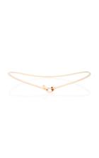 Georg Jensen Rose Gold Vivianna Dew Drop Neck Ring