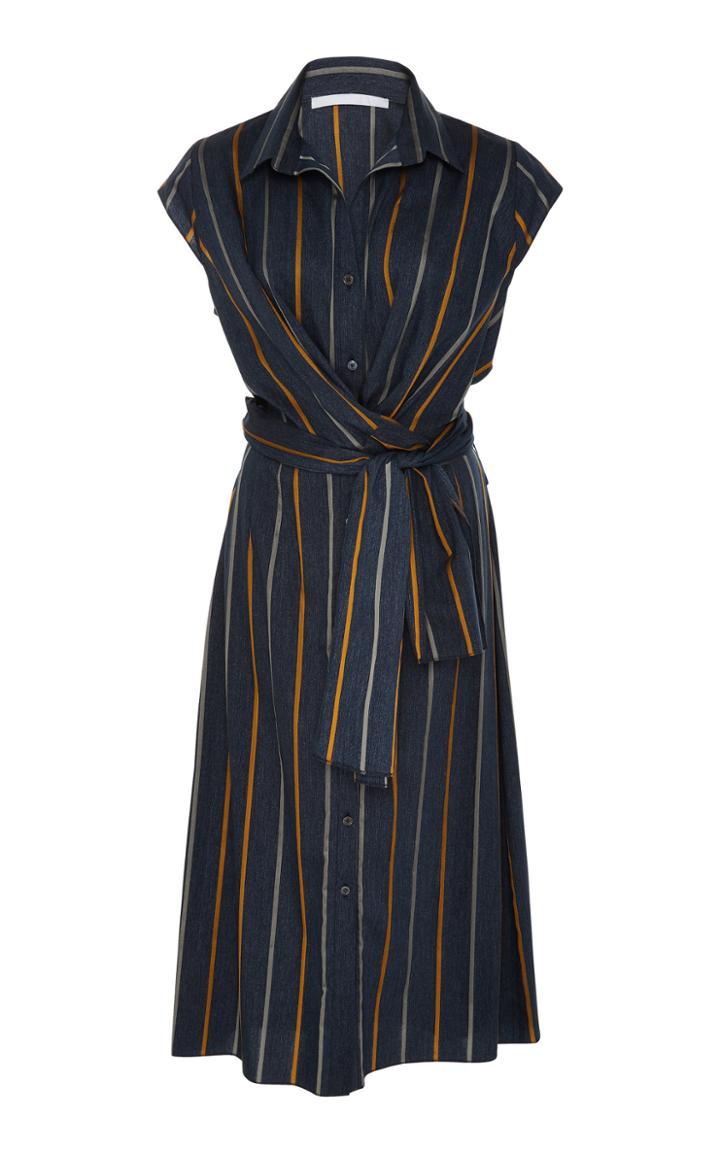 Audra Twist Stripe Shirt Dress