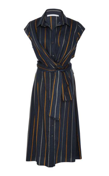 Audra Twist Stripe Shirt Dress