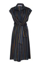 Audra Twist Stripe Shirt Dress