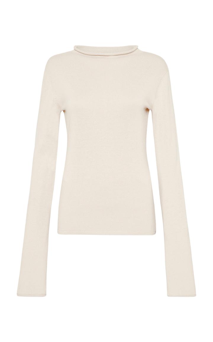 Moda Operandi St. Agni Mies Mock-neck Hemp-cotton Knit Top