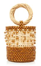 Rosantica Cora Wood And Wicker Bag
