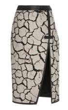 Mary Katrantzou Lurex-trimmed Knit Jacquard Skirt