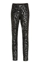 Michael Kors Collection Tiger Cigarette Embroidered Pant