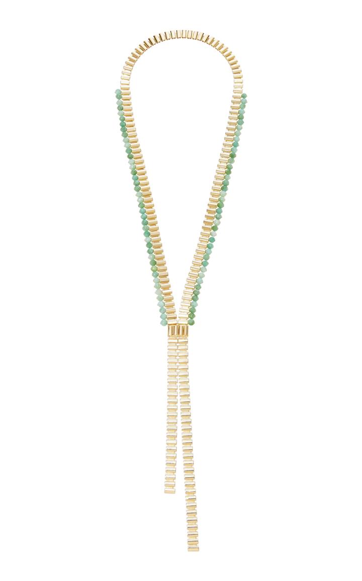 Rosantica Casta Gold-tone Brass And Quartz Necklace