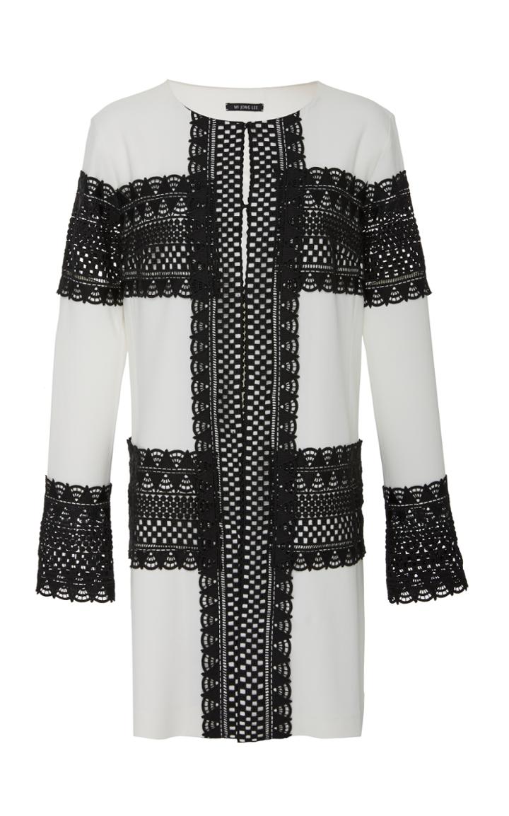 Mi Jong Lee Lace Panel Duster