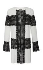 Mi Jong Lee Lace Panel Duster