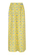 Gl Hrgel Floral Linen Wide Leg Pant