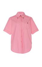 Paco Rabanne Short Sleeved Cotton Button-down Shirt