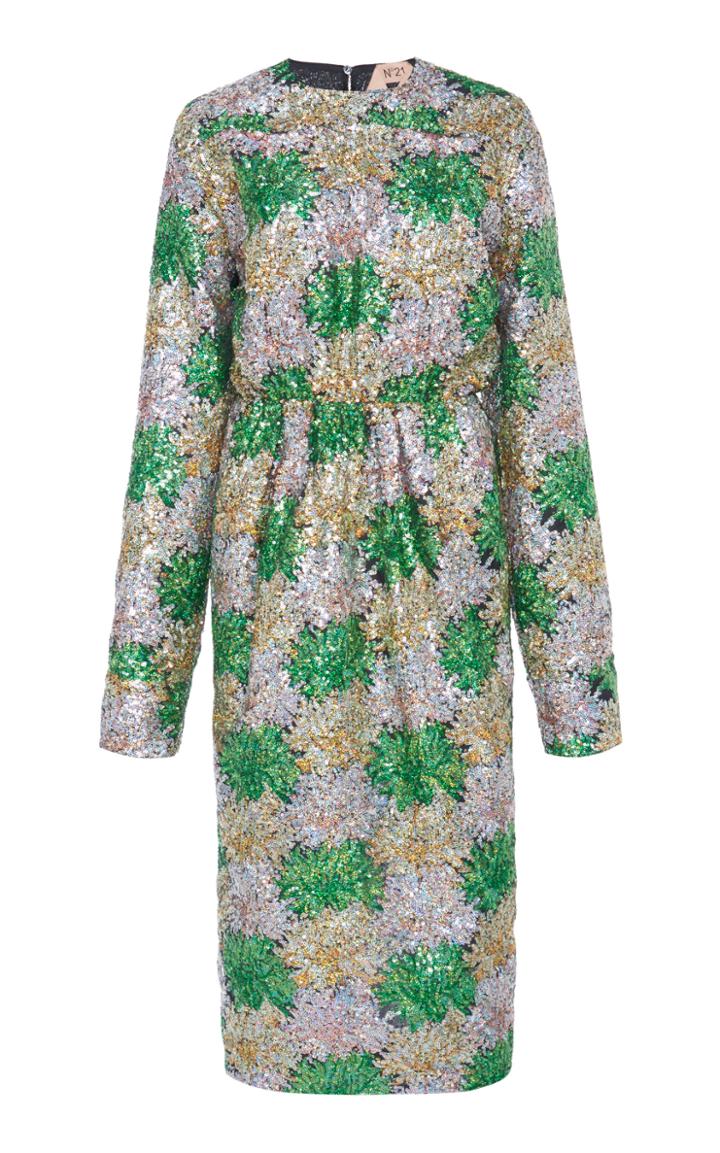 Moda Operandi N21 Sequined Midi Dress