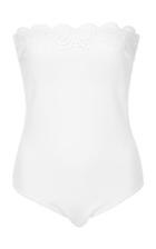 Stella Mccartney Broderie Anglaise Strapless One-piece Swimsuit