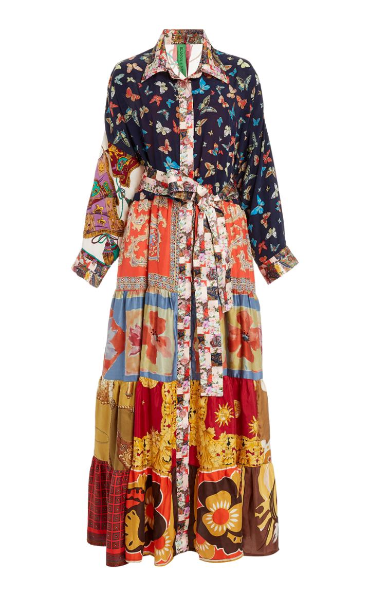 Rianna + Nina One Of A Kind M'o Exclusive Printed Shirt Dress