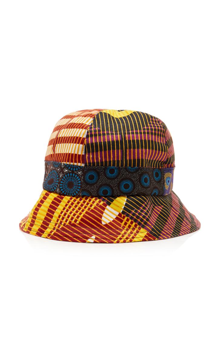 Albertus Swanepoel Patchwork Cotton Bucket Hat