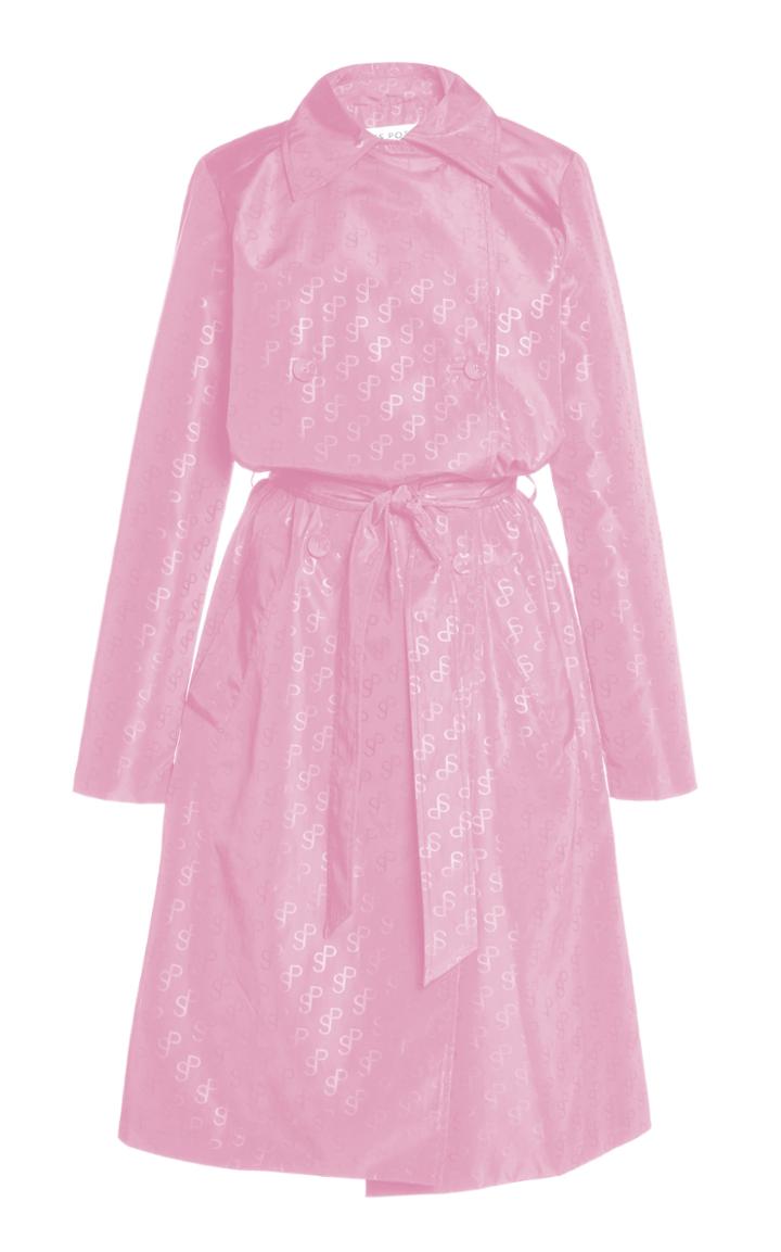 Moda Operandi Saks Potts Carole Logo-print Shell Double-breasted Trench Coat