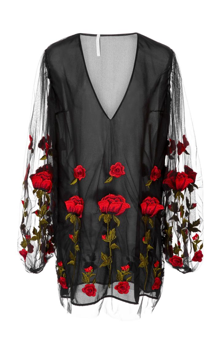 Alcoolique Jean Mesh Rose Dress