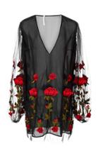 Alcoolique Jean Mesh Rose Dress